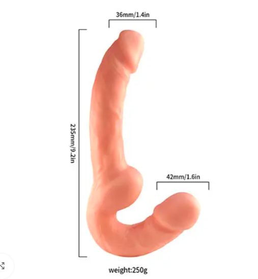 Dương Vật Giả Hai Đầu Baile 9.2 Inch Dildo Silicone Siêu Mềm